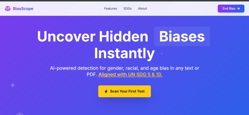 BiasScope – screenshot 1