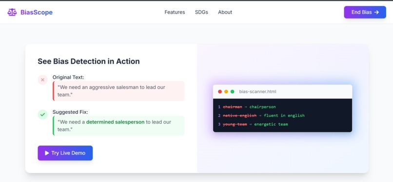 BiasScope – screenshot 3