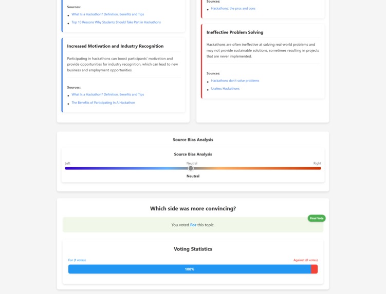 Debate Bot – screenshot 2