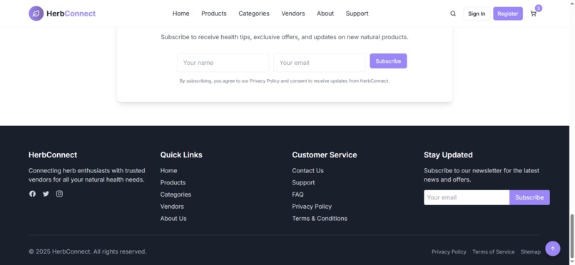 HerbConnect – screenshot 2
