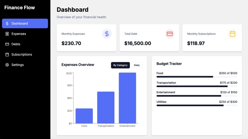 Finance Flow – screenshot 1