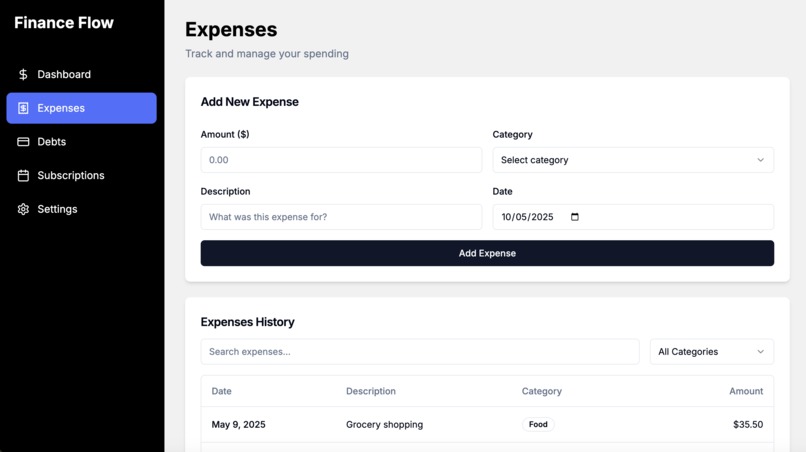 Finance Flow – screenshot 3