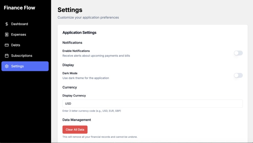 Finance Flow – screenshot 4