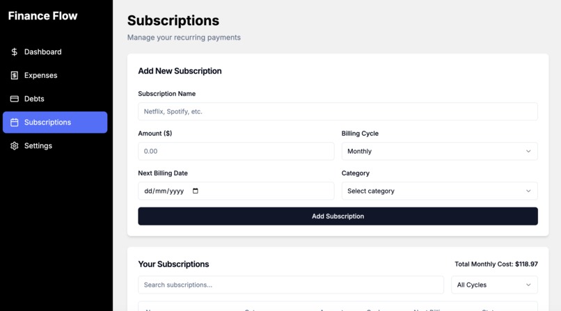 Finance Flow – screenshot 6