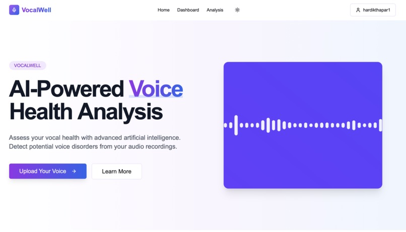 VocalWell – screenshot 1