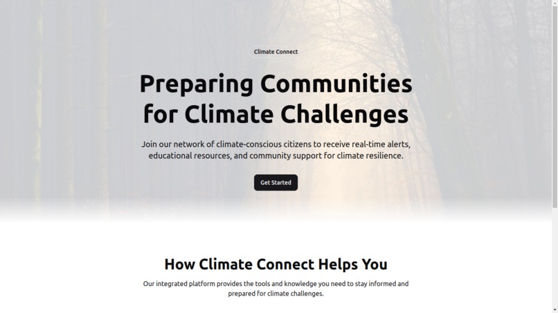 Climate connect – screenshot 1