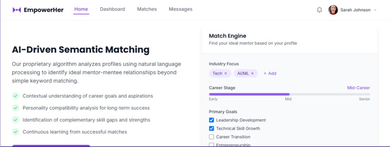 EmpowerHer Mentor Hub – screenshot 8