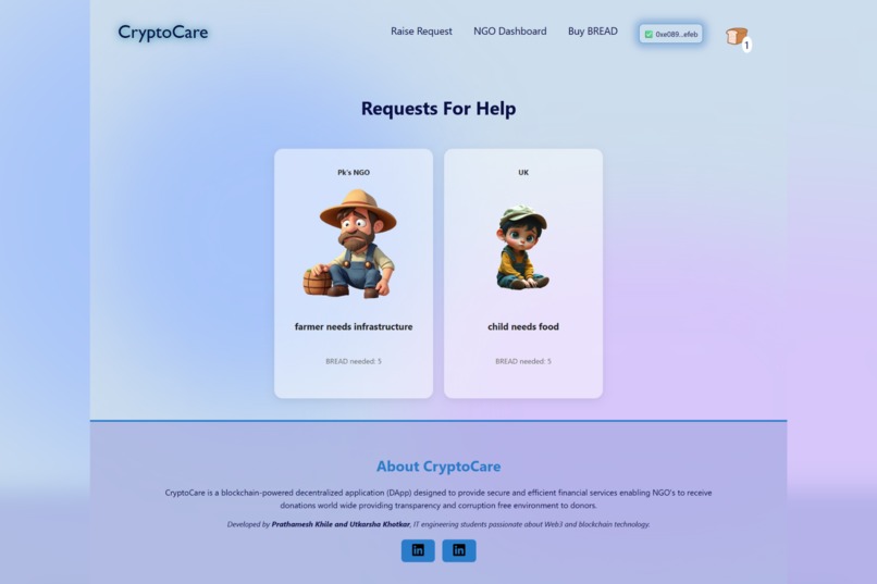 Cryptocare – screenshot 1