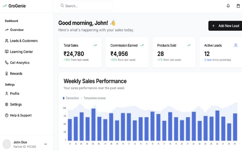 GroGenie - Your AI Copilot for Smarter Selling – screenshot 1