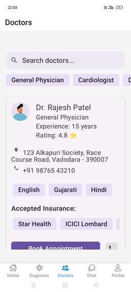 HealthcareApp – screenshot 5
