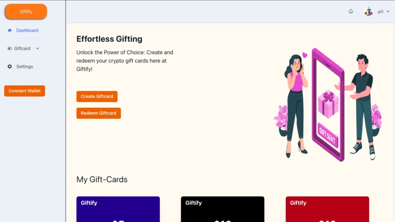 Giftify – screenshot 1