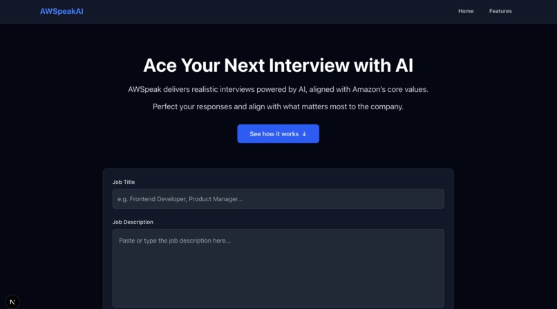 AWSpeak – screenshot 1