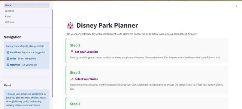 Disney Park Planner – screenshot 1