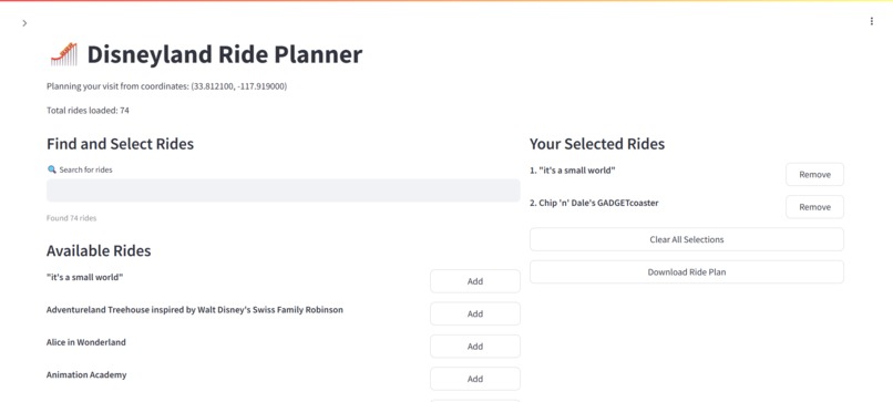 Disney Park Planner – screenshot 3