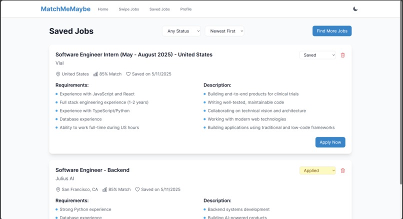 MatchMeMaybe – screenshot 5