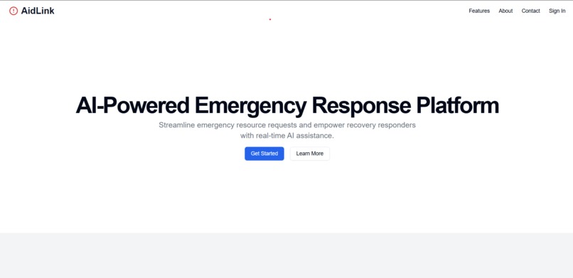 AidLink – screenshot 1