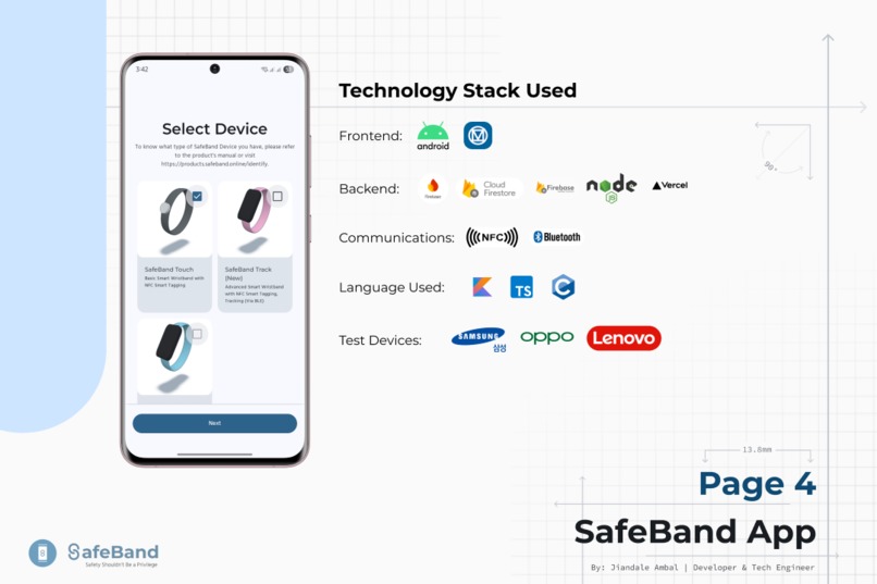 SafeBand – screenshot 5