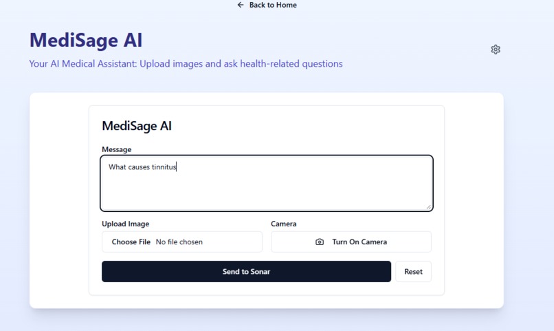 MediSage AI – screenshot 1
