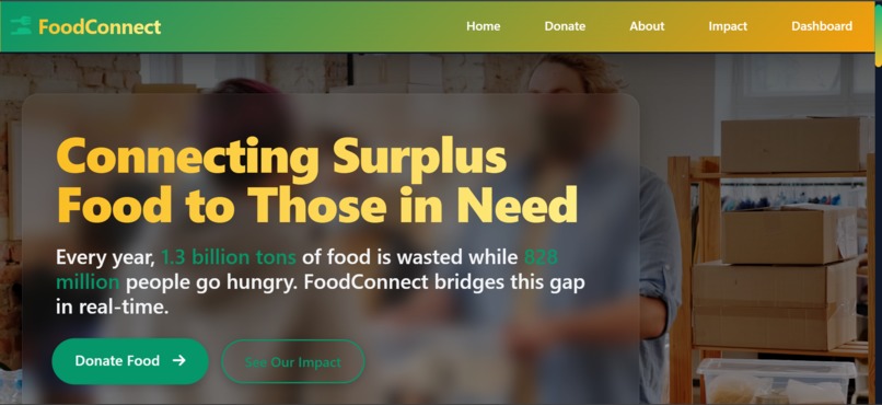 FoodConnect – screenshot 1