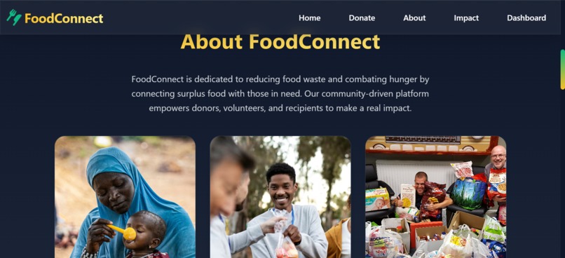 FoodConnect – screenshot 2