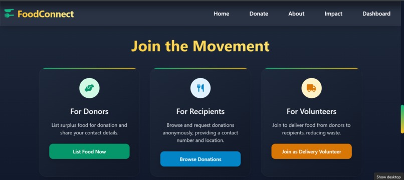 FoodConnect – screenshot 4