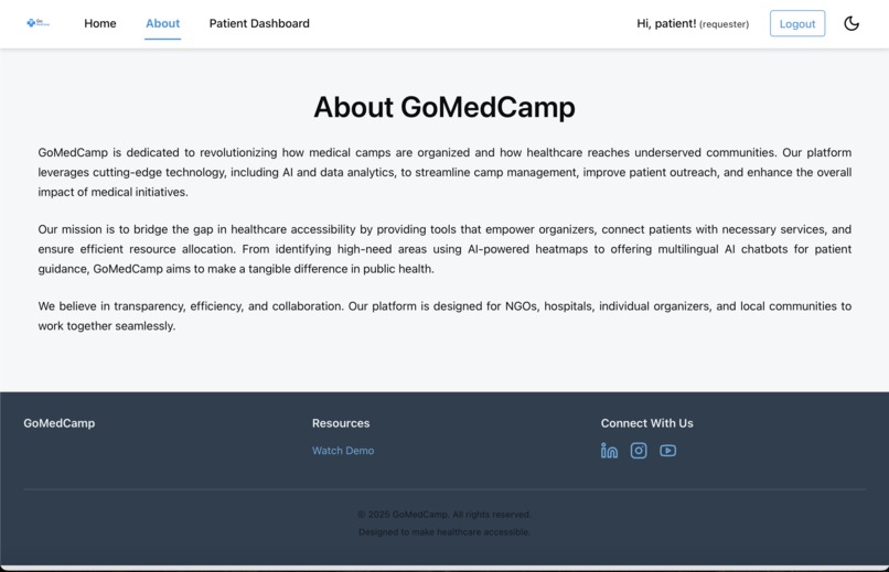 GOMEDCAMP – screenshot 3