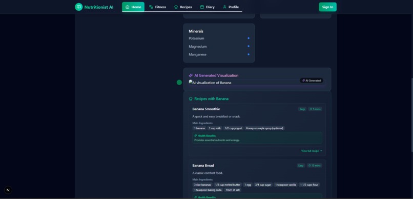 AI Nutrition Planner – screenshot 1