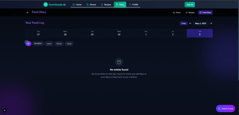 AI Nutrition Planner – screenshot 3