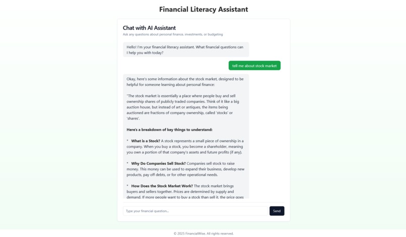 FinancialWise – screenshot 4