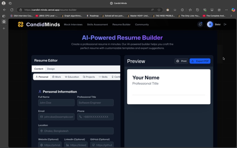 Candid Minds – screenshot 2