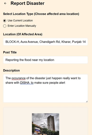 DISHA (Disaster Information Sharing and Help Alert) – screenshot 5