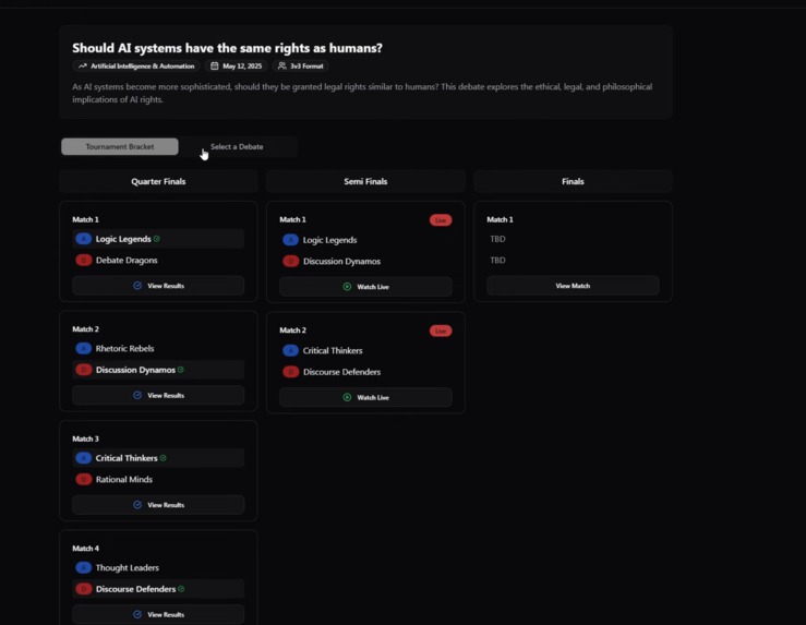 Debate.io – screenshot 2