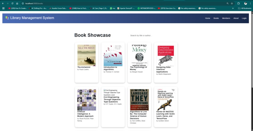  Library Management System with AI Chatbot  – screenshot 3