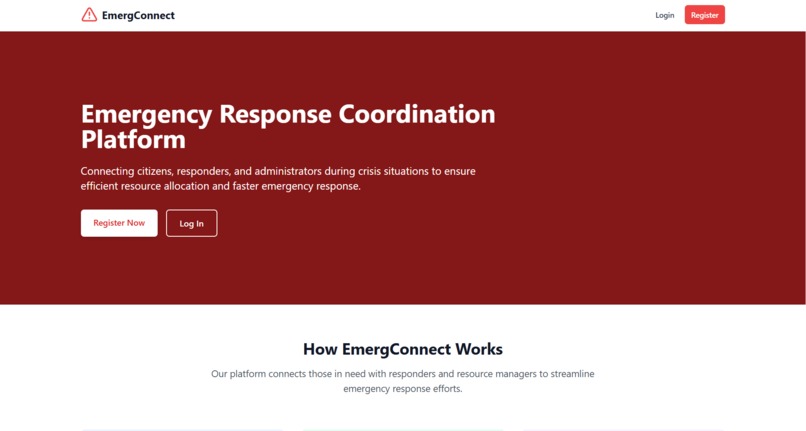 EmergConnect – screenshot 1
