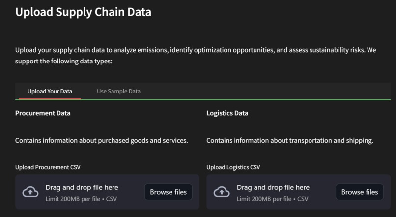 EcoChainAI – screenshot 1