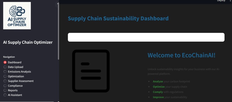 EcoChainAI – screenshot 2