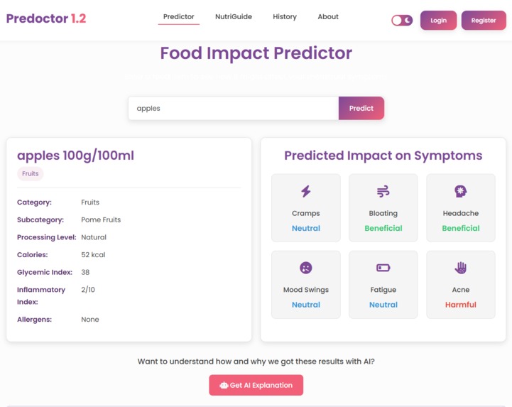 PREDOCTOR – screenshot 1