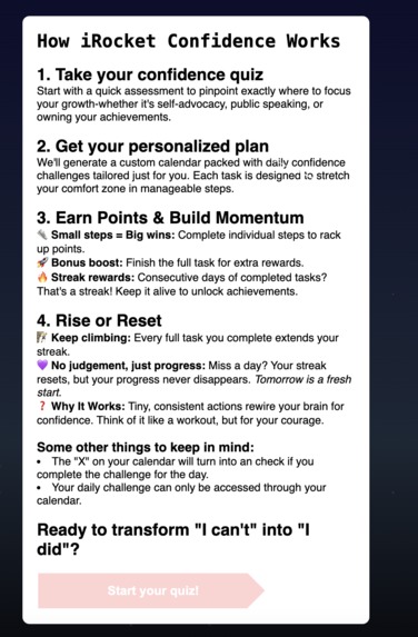 iRocket Confidence – screenshot 6