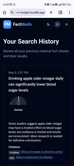 FACTMEDIX – screenshot 3