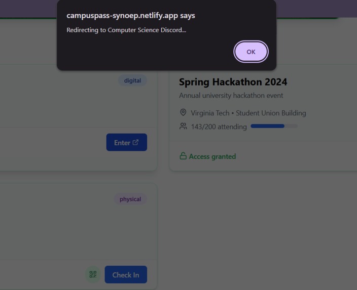 CampusPass – screenshot 1