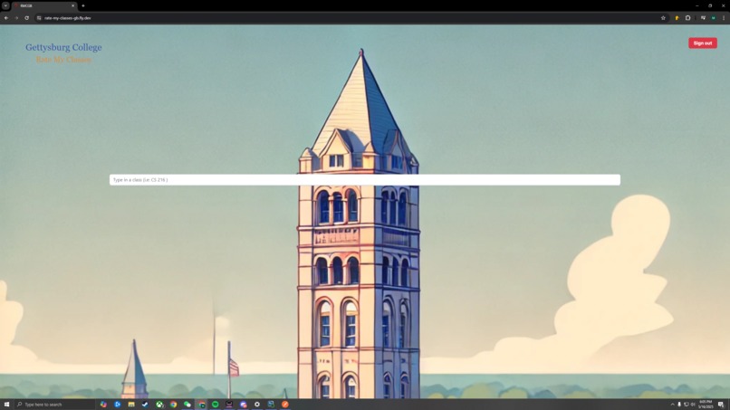 Rate My Classes Gettysburg College – screenshot 1