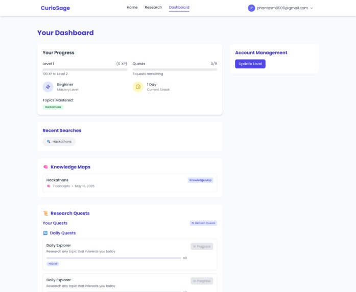 CurioSage – screenshot 4