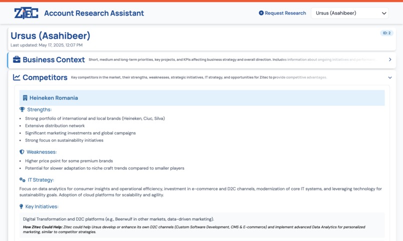 AI Account Research – Target Accounts Strategy Accelerator – screenshot 2