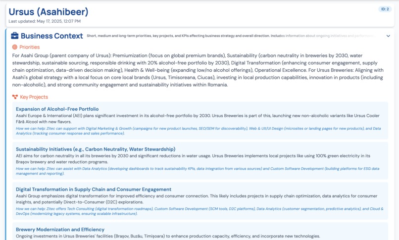 AI Account Research – Target Accounts Strategy Accelerator – screenshot 3
