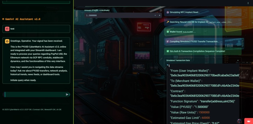 Stablecoins & PYUSD CyberMatrix Analytics with Gemini 2.5 – screenshot 7
