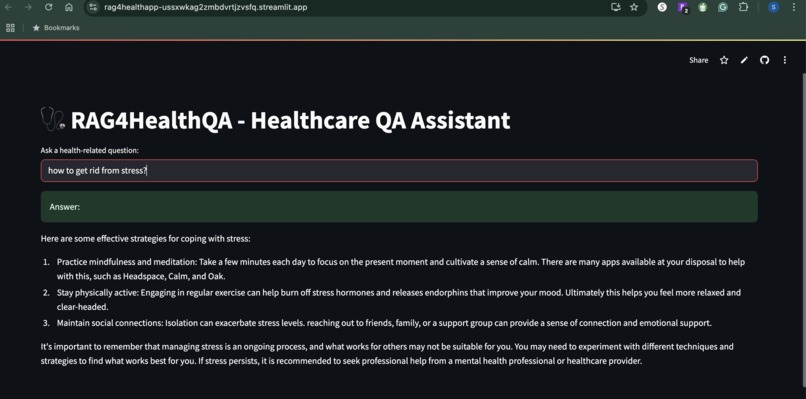 RAG4HealthQA – screenshot 3