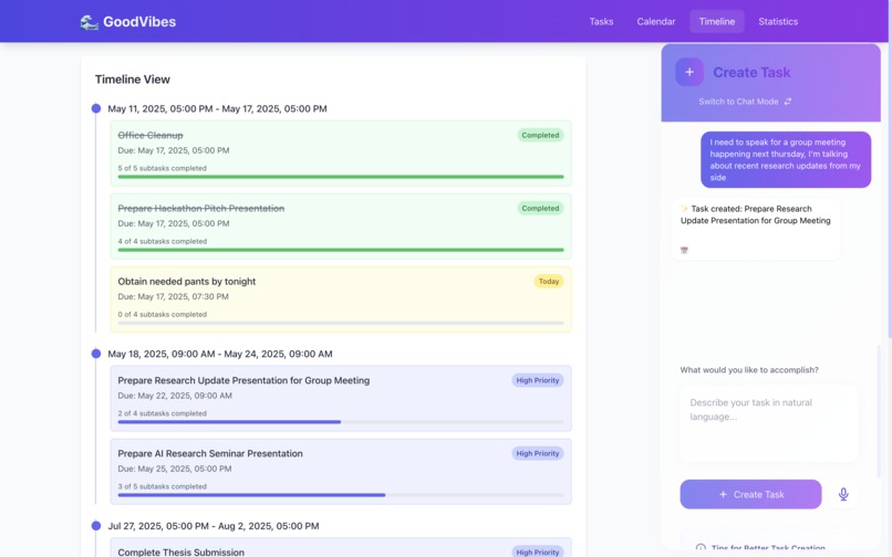 GoodVibes – screenshot 3
