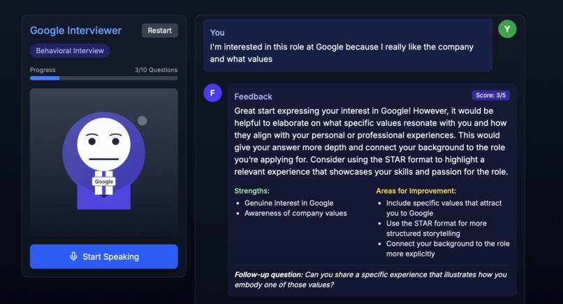 AI-pplicant – screenshot 3
