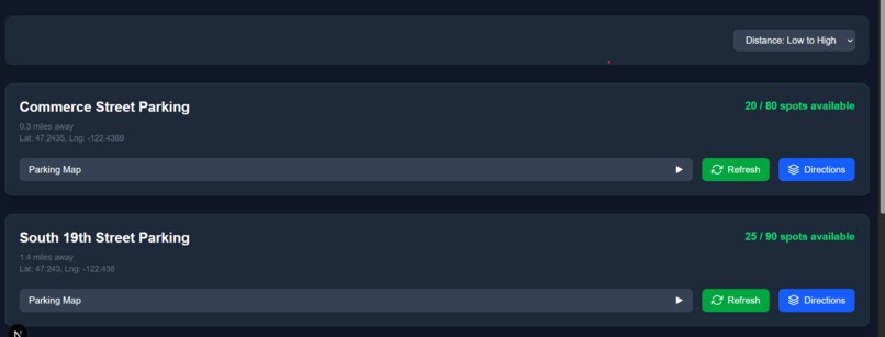 ParkWatch  – screenshot 2