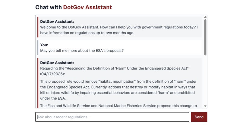 dotgov – screenshot 1